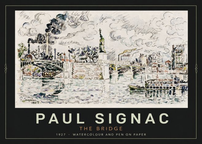 Signac The Bridge II No4 - Póster