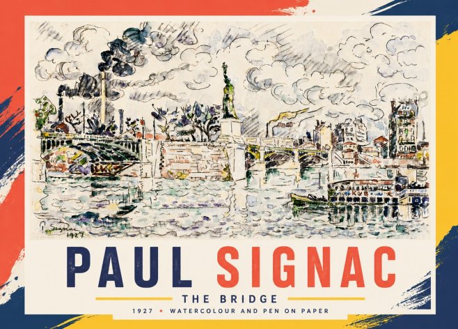 Signac The Bridge II No6 - Póster