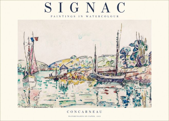 Signac Concarneau No1 - Póster