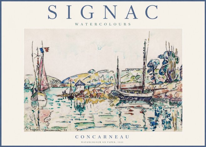 Signac Concarneau No3 - Póster