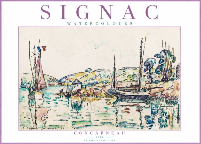 Signac Concarneau No4 - Póster