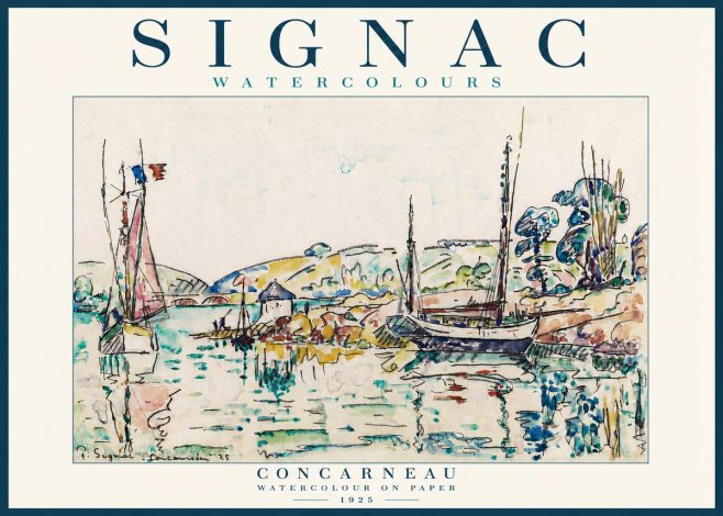 Signac Concarneau No5 - Póster