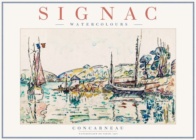 Signac Concarneau No6 - Póster