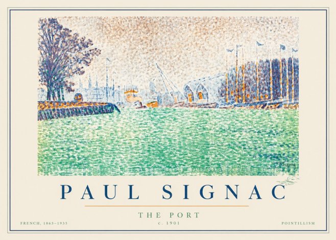 Signac The Port II No2 - Póster