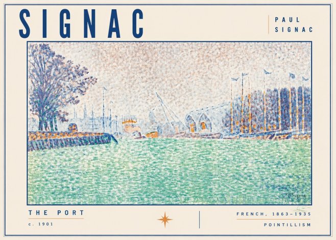 Signac The Port II No3 - Póster