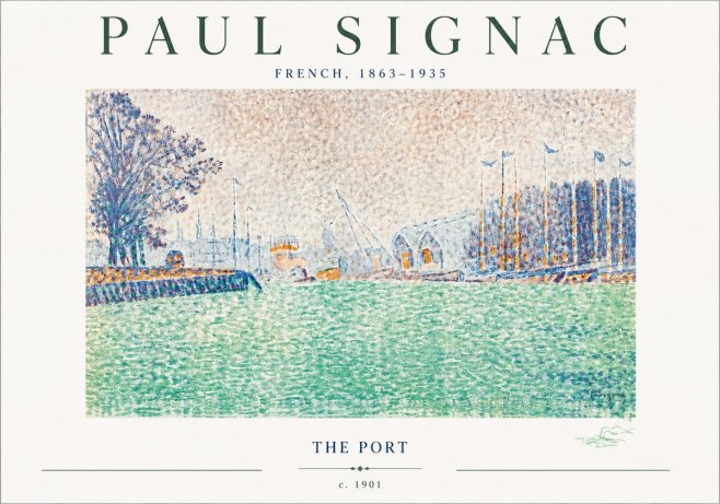 Signac The Port II No4 - Póster