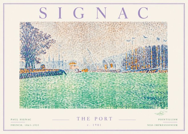 Signac The Port II No6 - Póster