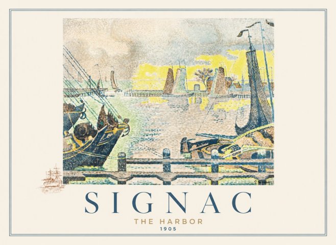 Signac The Harbor III No1 - Póster