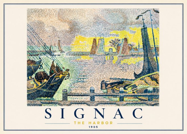 Signac The Harbor III No3 - Póster