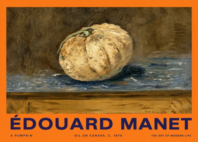 Édouard Manet A Pumpkin No2 - Póster