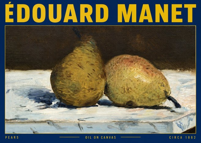 Édouard Manet Pears No2 - Póster