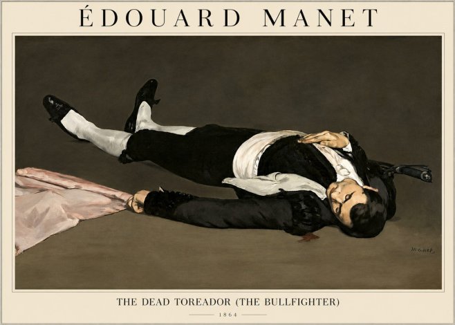Édouard Manet The Dead Toreador (the Bullfighter) No1 - Póster
