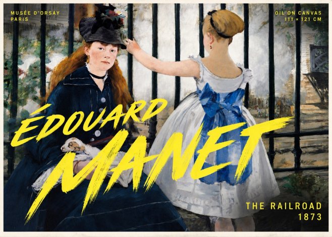 Édouard Manet The Railroad No5 - Póster