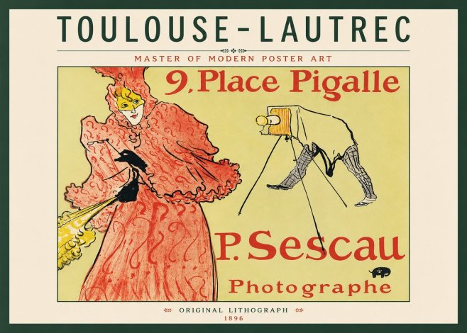 Toulouse-Lautrec 9. Place Pigalle No3 - Póster
