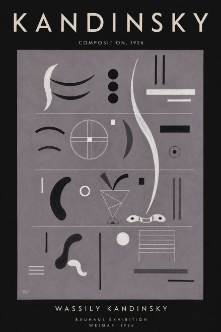 Kandinsky Composition I No4 - Póster