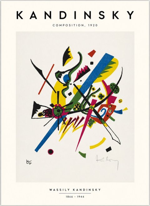 Kandinsky Composition, 1920 No1 - Póster