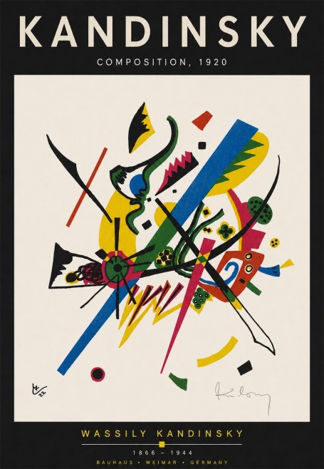 Kandinsky Composition, 1920 No4 - Póster