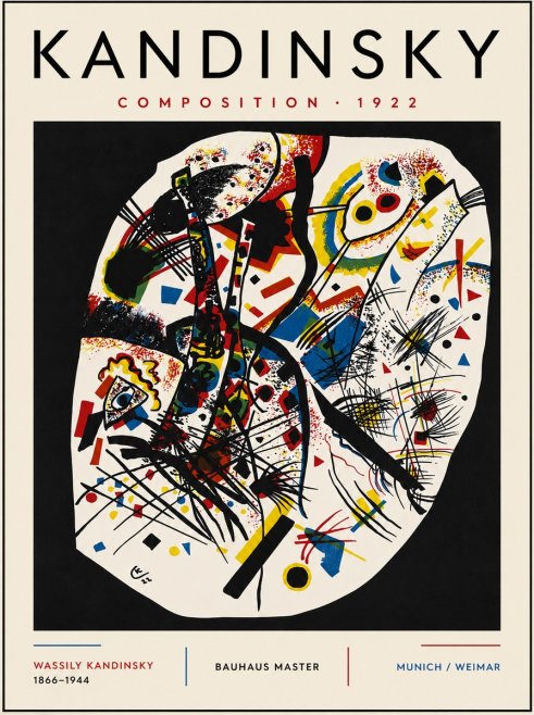 Kandinsky Composition 1922 No6 - Póster