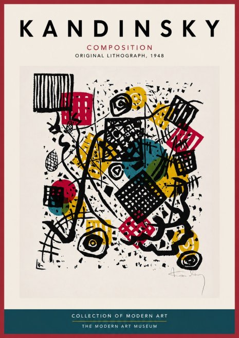 Kandinsky Composition IV No5 - Póster