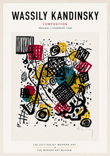 Kandinsky Composition IV No6 - Póster