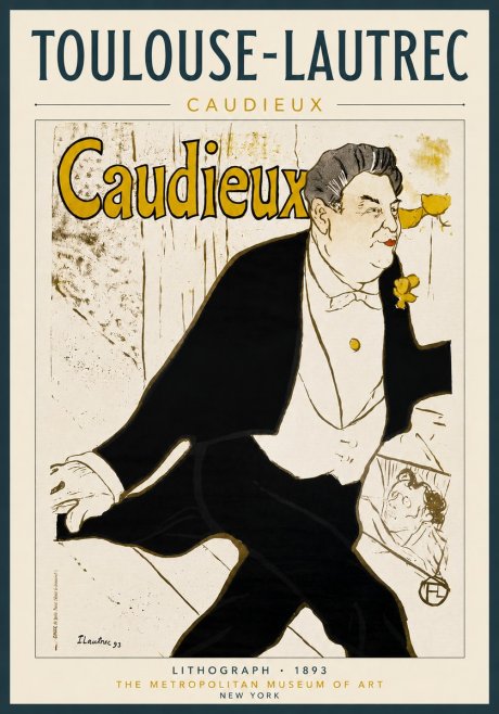 Toulouse-Lautrec Caudieux No4 - Póster