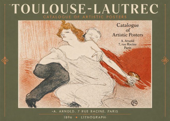 Toulouse-Lautrec Catalogue of Artistic Posters No4 - Póster
