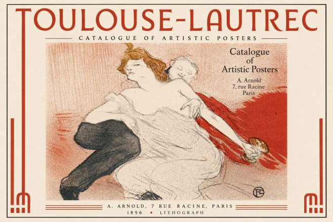 Toulouse-Lautrec Catalogue of Artistic Posters No6 - Póster