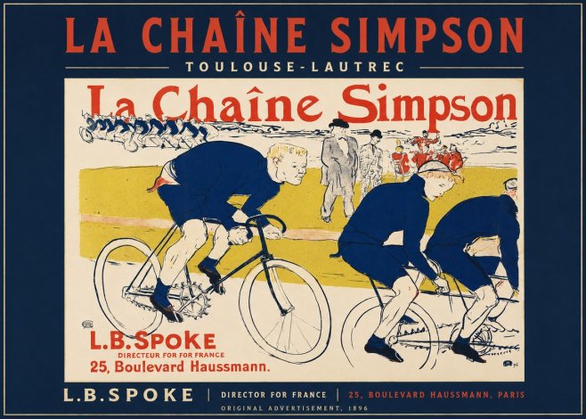Toulouse-Lautrec La Chaîne Simpson No2 - Póster