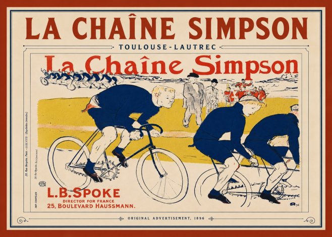 Toulouse-Lautrec La Chaîne Simpson No6 - Póster