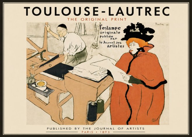 Toulouse-Lautrec L'estampe Originale No6 - Póster