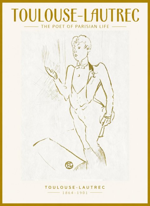 Toulouse-Lautrec The Poet of Parisian Life No1 - Póster