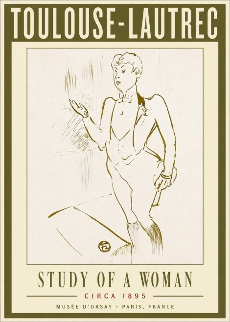 Toulouse-Lautrec The Poet of Parisian Life No3 - Póster