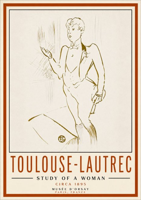 Toulouse-Lautrec The Poet of Parisian Life No6 - Póster