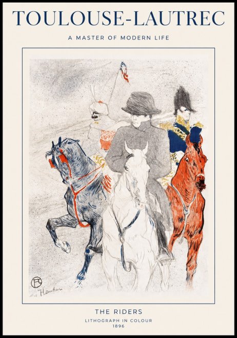 Toulouse-Lautrec The Riders No1 - Póster