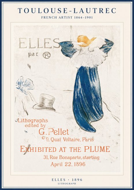Toulouse-Lautrec Elles No1 - Póster
