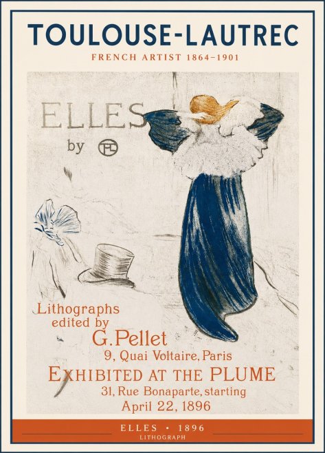 Toulouse-Lautrec Elles No3 - Póster