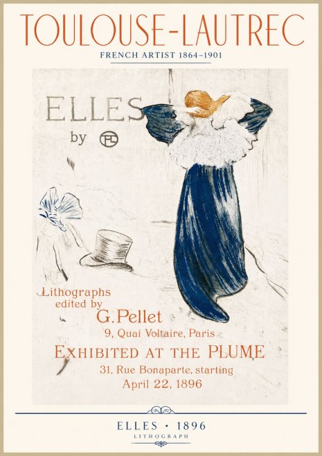Toulouse-Lautrec Elles No4 - Póster