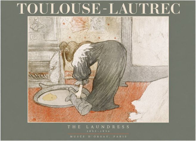 Toulouse-Lautrec The Laundress No2 - Póster