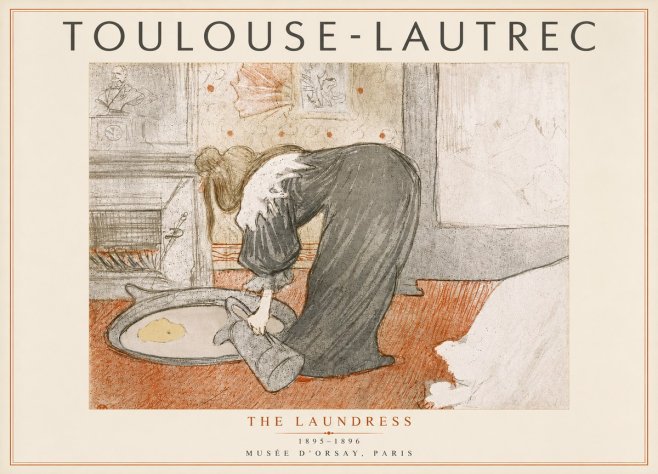 Toulouse-Lautrec The Laundress No5 - Póster