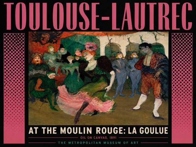 Toulouse-Lautrec At the Moulin Rouge: La Goulue No6 - Póster
