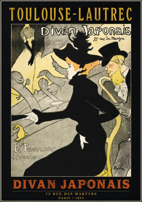 Toulouse-Lautrec Divan Japonais No2 - Póster