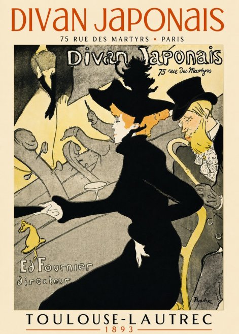 Toulouse-Lautrec Divan Japonais No5 - Póster