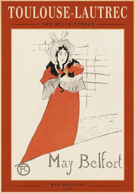 Toulouse-Lautrec May Belfort No1 - Póster