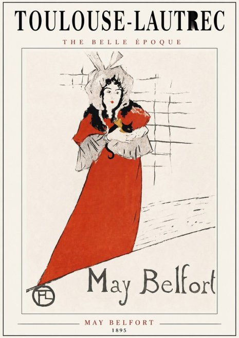 Toulouse-Lautrec May Belfort No2 - Póster