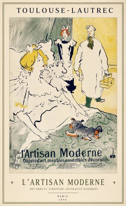 Toulouse-Lautrec L'artisan Moderne No1 - Póster