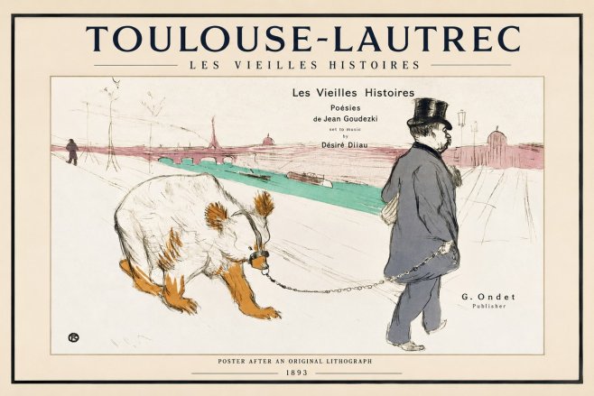 Toulouse-Lautrec Les Vieilles Histoires I No1 - Póster