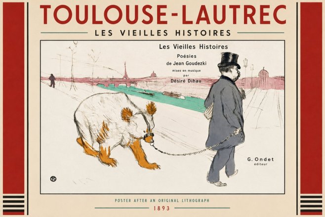 Toulouse-Lautrec Les Vieilles Histoires I No2 - Póster