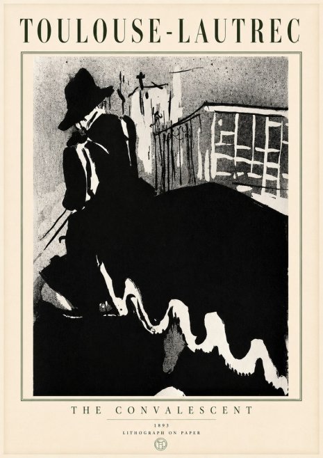 Toulouse-Lautrec The Convalescent No4 - Póster