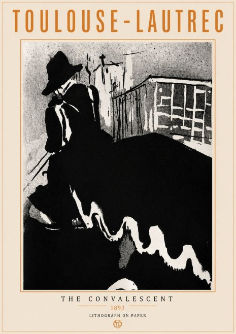 Toulouse-Lautrec The Convalescent No5 - Póster