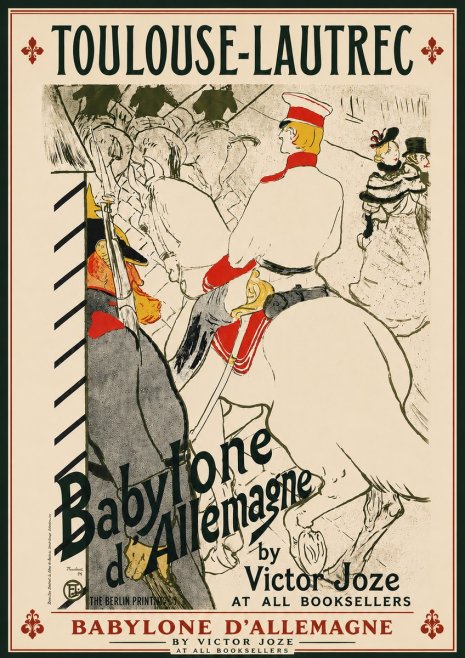 Toulouse-Lautrec Babylone D'allemagne No5 - Póster